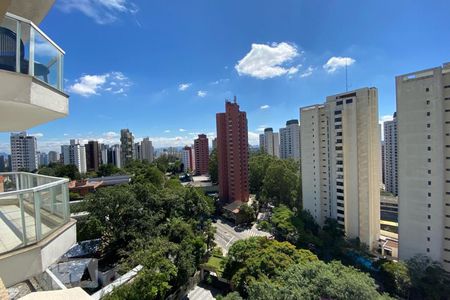 Vista da Sala de apartamento à venda com 4 quartos, 224m² em Vila Andrade, São Paulo