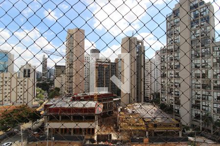 Vista da Sala de apartamento à venda com 1 quarto, 66m² em Vila Nova Conceição, São Paulo