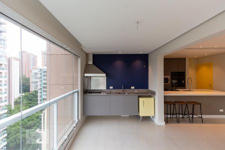 Varanda gourmet de apartamento para alugar com 1 quarto, 73m² em Jardim Fonte do Morumbi, São Paulo