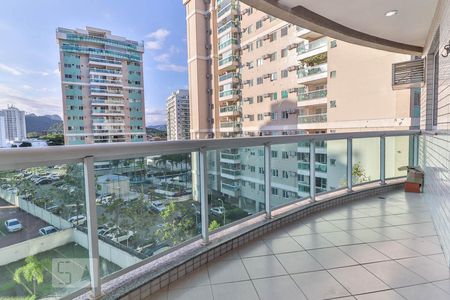 Varanda da Sala de apartamento para alugar com 2 quartos, 70m² em Jacarepaguá, Rio de Janeiro