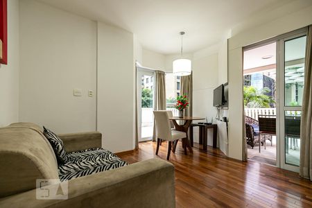 Sala de apartamento para alugar com 1 quarto, 132m² em Vila Olímpia, São Paulo