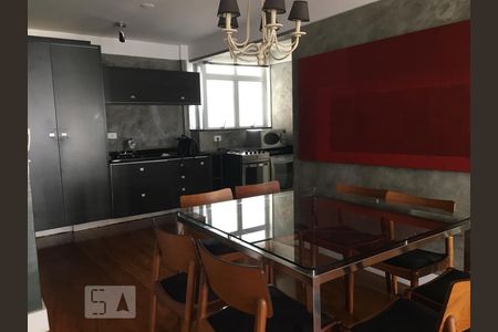 Sala e cozinha de apartamento para alugar com 1 quarto, 108m² em Sumarezinho, São Paulo