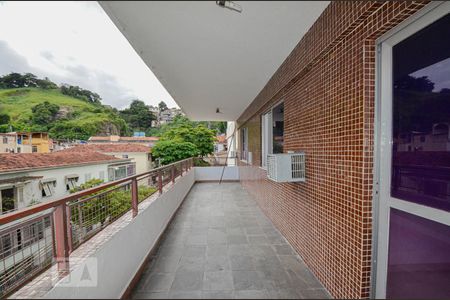 Varanda da Sala de apartamento à venda com 2 quartos, 75m² em Rio Comprido, Rio de Janeiro