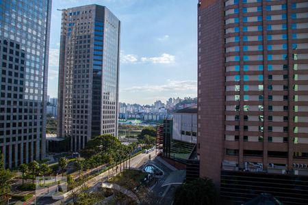 Vista da sala de apartamento à venda com 3 quartos, 110m² em Cidade Monções, São Paulo