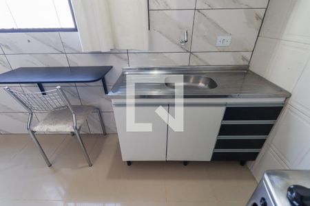 Studio/Cozinha de kitnet/studio para alugar com 1 quarto, 25m² em Fazendinha, Curitiba