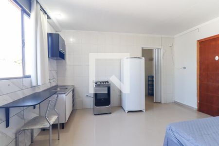 Studio/Cozinha de kitnet/studio para alugar com 1 quarto, 25m² em Fazendinha, Curitiba