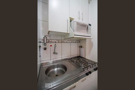 Cozinha de apartamento à venda com 1 quarto, 36m² em Bela Vista, São Paulo