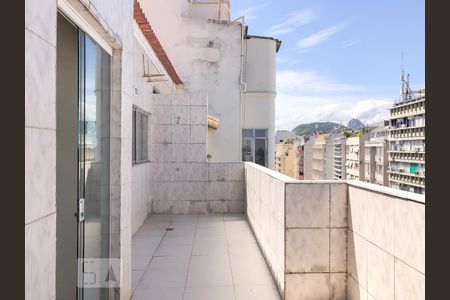 Varanda da Sala de apartamento para alugar com 4 quartos, 168m² em Copacabana, Rio de Janeiro