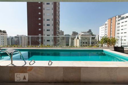 Área comum - Piscina de apartamento para alugar com 1 quarto, 45m² em Indianópolis, São Paulo