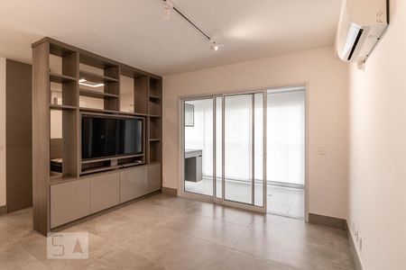 Sala/Cozinha de apartamento para alugar com 1 quarto, 45m² em Indianópolis, São Paulo