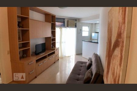 Sala de apartamento à venda com 1 quarto, 52m² em Barra da Tijuca, Rio de Janeiro