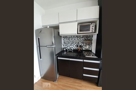 Cozinha de kitnet/studio para alugar com 1 quarto, 33m² em Brooklin Paulista, São Paulo