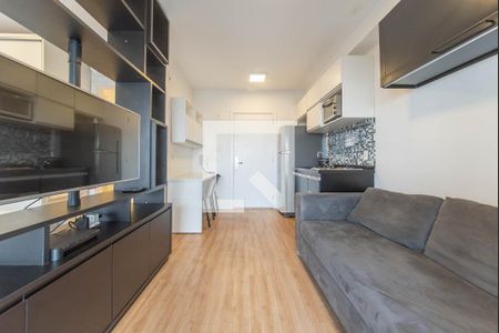 Sala de apartamento à venda com 1 quarto, 33m² em Brooklin Paulista, São Paulo