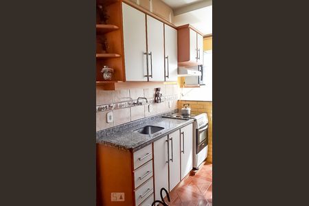 Cozinha de apartamento à venda com 3 quartos, 70m² em Vila Nova, Porto Alegre