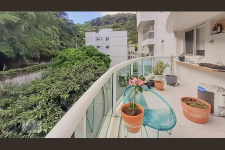 Varanda de apartamento à venda com 2 quartos, 100m² em Laranjeiras, Rio de Janeiro