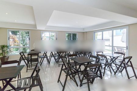 Área comum - Salão de festas de apartamento à venda com 2 quartos, 63m² em Santo Antônio, Porto Alegre