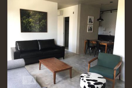 Sala de apartamento à venda com 1 quarto, 71m² em Jardim Fonte do Morumbi, São Paulo