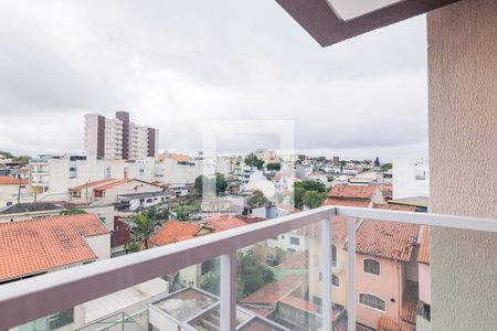 Varanda da Sala de apartamento à venda com 2 quartos, 57m² em Vila Curuçá, Santo André
