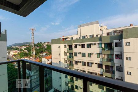 Varanda da Sala de apartamento à venda com 2 quartos, 58m² em Badu, Niterói