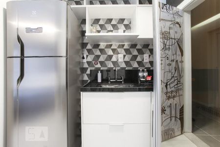 Cozinha de apartamento para alugar com 1 quarto, 40m² em Consolação, São Paulo