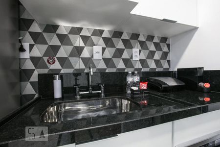 Cozinha de apartamento para alugar com 1 quarto, 40m² em Consolação, São Paulo