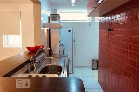 Cozinha de apartamento à venda com 1 quarto, 57m² em Higienópolis, São Paulo