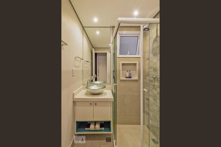 Banheiro de apartamento para alugar com 2 quartos, 60m² em Campo Belo, São Paulo