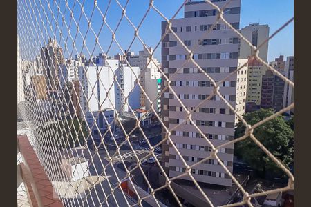 Vista da sacada de apartamento à venda com 1 quarto, 55m² em Cambuí, Campinas