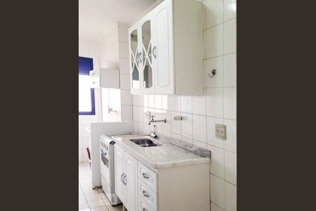 Cozinha de apartamento à venda com 2 quartos, 49m² em Jardim Celeste, São Paulo