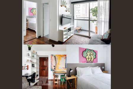Sala de apartamento à venda com 1 quarto, 40m² em Consolação, São Paulo