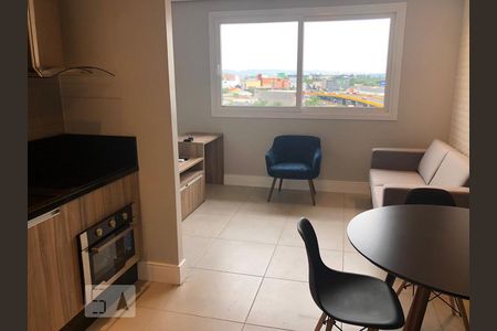 Sala/Cozinha de kitnet/studio à venda com 1 quarto, 40m² em Centro, Canoas