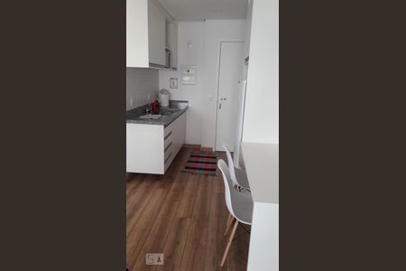 Cozinha de kitnet/studio à venda com 1 quarto, 32m² em Centro, São Paulo
