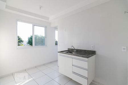 Cozinha de apartamento para alugar com 2 quartos, 52m² em Vila Alto de Santo André, Santo André