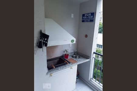 Varanda gourmet de apartamento à venda com 2 quartos, 77m² em Vila Andrade, São Paulo