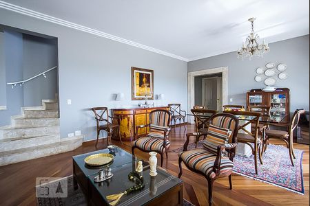 Sala de apartamento para alugar com 3 quartos, 340m² em Jardim Leonor, São Paulo