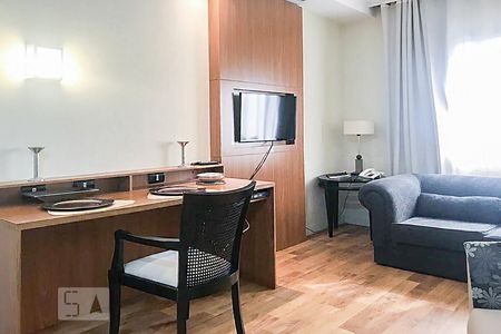 Sala e Cozinha de kitnet/studio à venda com 1 quarto, 40m² em Vila Olímpia, São Paulo