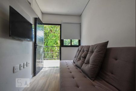 Studio - Sala  de apartamento para alugar com 1 quarto, 15m² em Santo Amaro, São Paulo