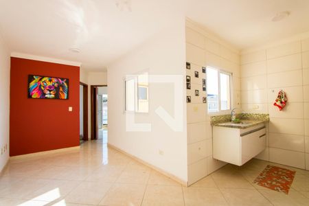 Sala de apartamento para alugar com 2 quartos, 91m² em Vila Amábile Pezzolo, Santo André