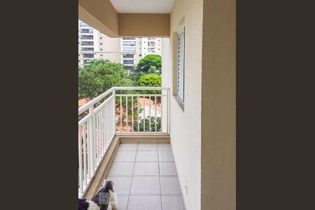 Varanda da Sala de apartamento para alugar com 3 quartos, 80m² em Campestre, Santo André