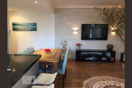 Sala de Estar de apartamento para alugar com 1 quarto, 70m² em Jardim , Santo André