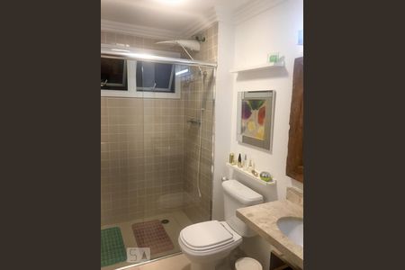 Banheiro da Suíte de apartamento para alugar com 1 quarto, 70m² em Jardim , Santo André