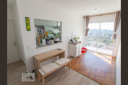 Sala de apartamento para alugar com 2 quartos, 52m² em Paraisópolis, São Paulo