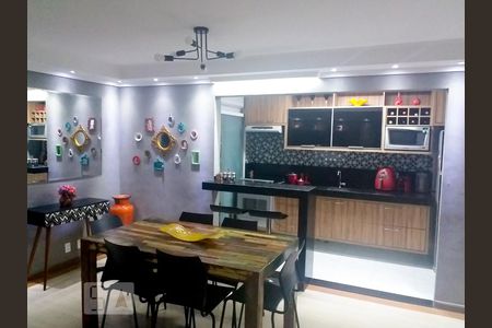 Sala e Cozinha de apartamento para alugar com 3 quartos, 99m² em Chácara Califórnia, São Paulo