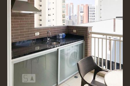 Varanda gourmet de apartamento para alugar com 1 quarto, 44m² em Vila Olímpia, São Paulo