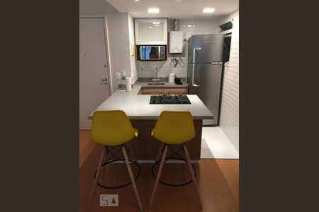 Cozinha de apartamento para alugar com 1 quarto, 60m² em Lagoa, Rio de Janeiro