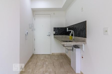 Cozinha de kitnet/studio para alugar com 1 quarto, 22m² em Centro, São Paulo