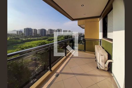 Varanda de apartamento para alugar com 1 quarto, 56m² em Barra da Tijuca, Rio de Janeiro