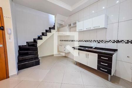 Sala/Cozinha de apartamento para alugar com 2 quartos, 100m² em Bangú, Santo André