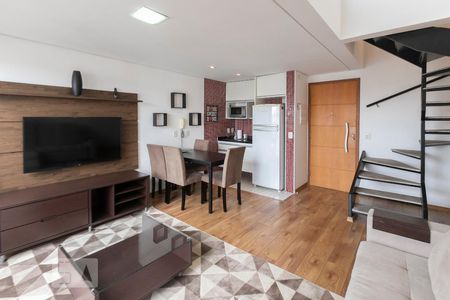 Sala de apartamento à venda com 1 quarto, 55m² em Vila Nova Conceição, São Paulo