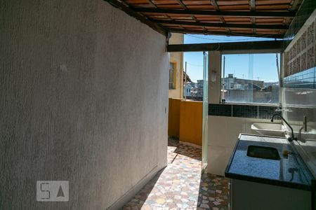 Cozinha de apartamento para alugar com 1 quarto, 35m² em Esplanada, Belo Horizonte